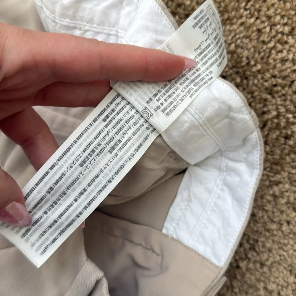 Abercrombie & Fitch Women's Cream Trousers - Picture 8 of 14